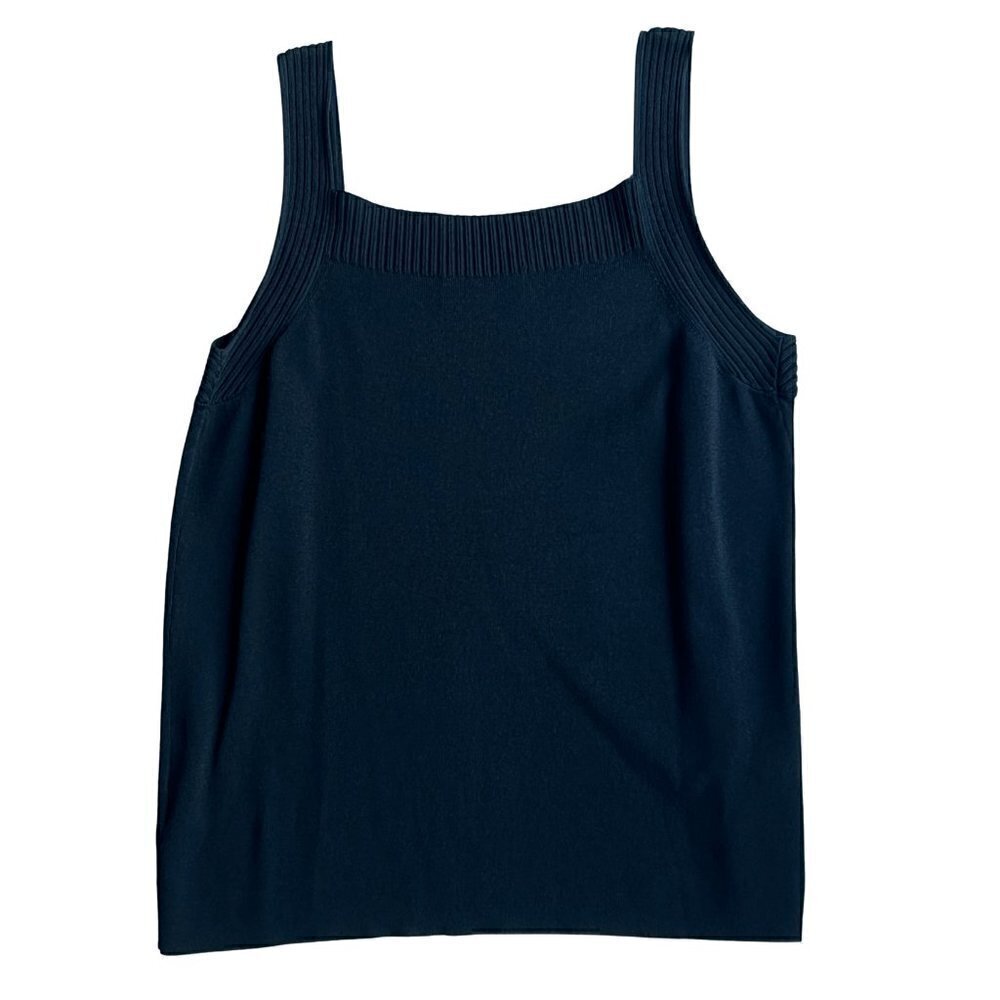 Jones New York Women's Collection Black Sweater Tank, 1X